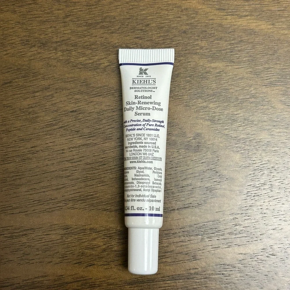 3ct KIEHL'S Retinol Skin Renewing Daily Micro Dose Serum 0.34oz 10ml Deluxe - Picture 2 of 3